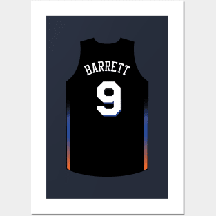 RJ Barrett New York Jersey Qiangy Posters and Art